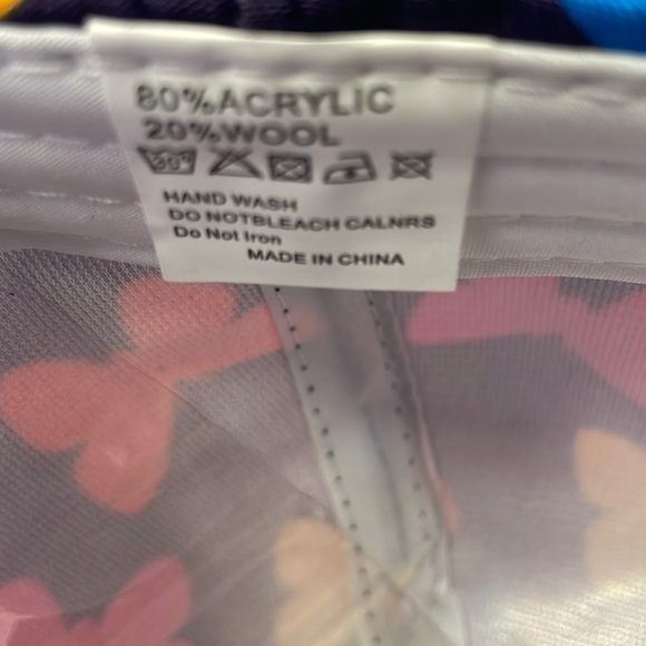 Butterfly 🦋 Purple with Multicolored Butterflies Baseball Cap - Picture 11 of 12